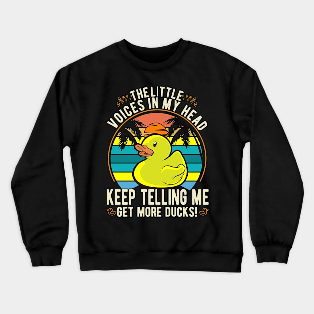 Yellow Rubber Duck Bath Crewneck Sweatshirt by favoriteshirt